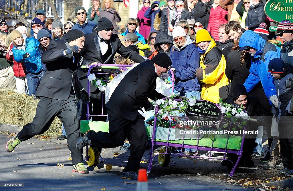 Annual Bed Races in Park Row