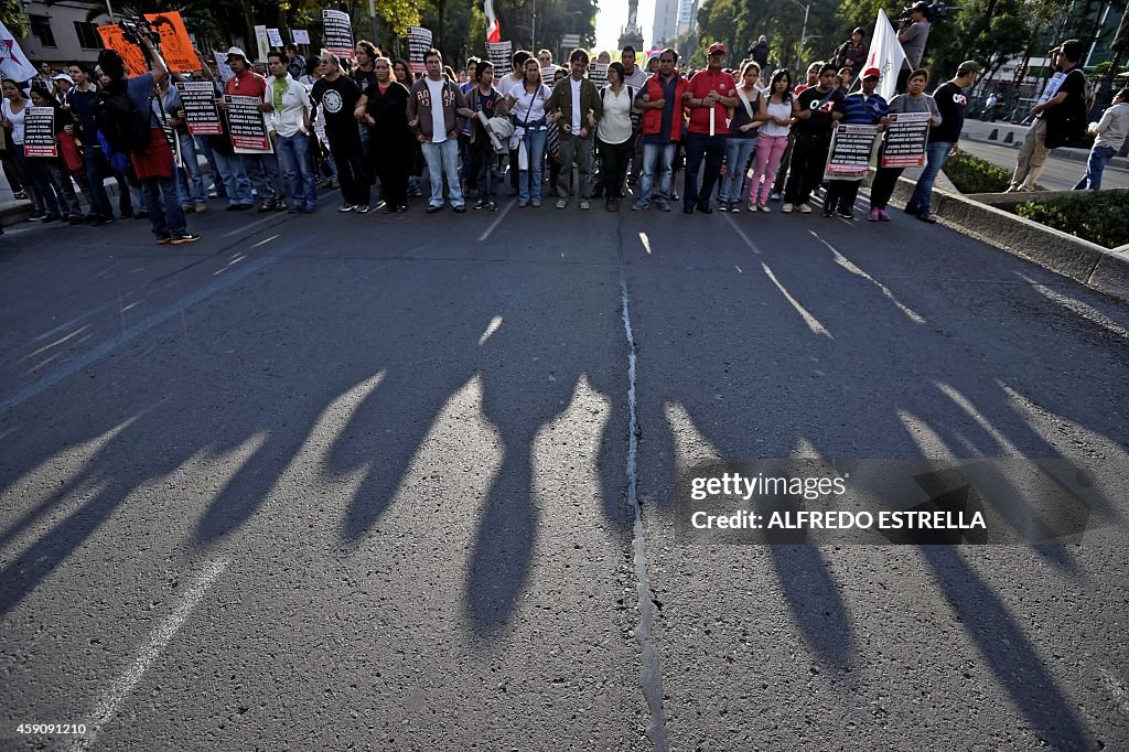 MEXICO-CRIME-STUDENTS-PROTEST