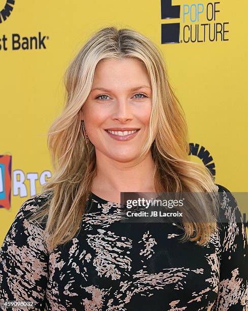 Ali Larter attends P.S. ARTS presents Express Yourself 2014 with sponsors OneWest Bank and Jaguar Land Rover at Barker Hangar on November 16, 2014 in...