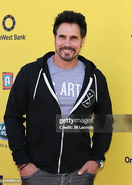 Don Diamont attends P.S. ARTS presents Express Yourself 2014 with sponsors OneWest Bank and Jaguar Land Rover at Barker Hangar on November 16, 2014...