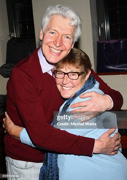 Actor Tony Sheldon and Singer Helen Reddy attend "The Band Wagon" Closing Night Party at New York City Center on November 16, 2014 in New York City.