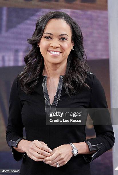 Linsey Davis on "Good Morning America," 11/14/14, airing on the Walt Disney Television via Getty Images Television Network.