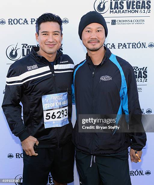 Mario Lopez and Tony Hsieh rocked the #StripatNight in the Rock 'n' Roll Las Vegas Half Marathon in Las Vegas on Sunday, November 16th benefitting...