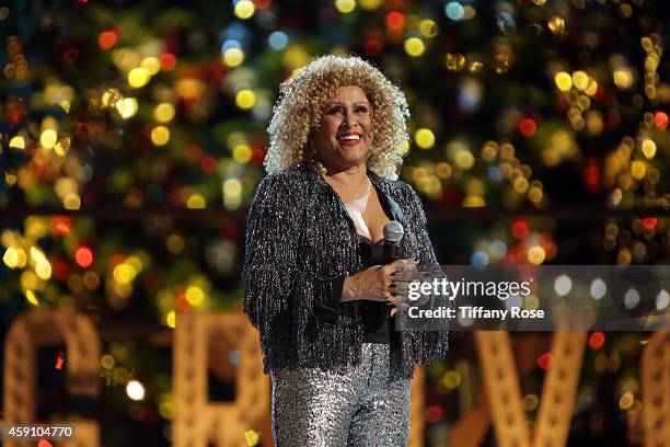 Singer Darlene Love performs at The Grove's 12th Annual Christmas Tree Lighting Spectacular Presented By Citi at The Grove on November 16, 2014 in...