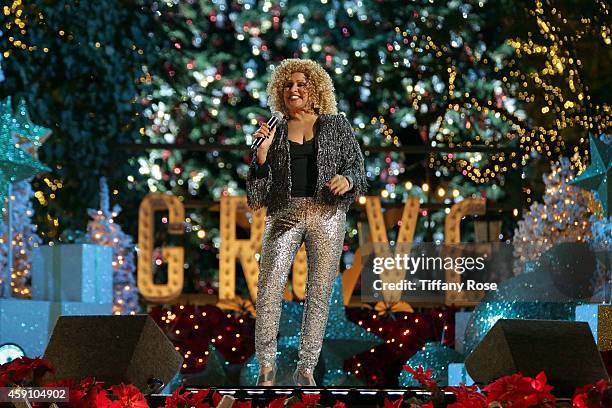 Singer Darlene Love performs at The Grove's 12th Annual Christmas Tree Lighting Spectacular Presented By Citi at The Grove on November 16, 2014 in...