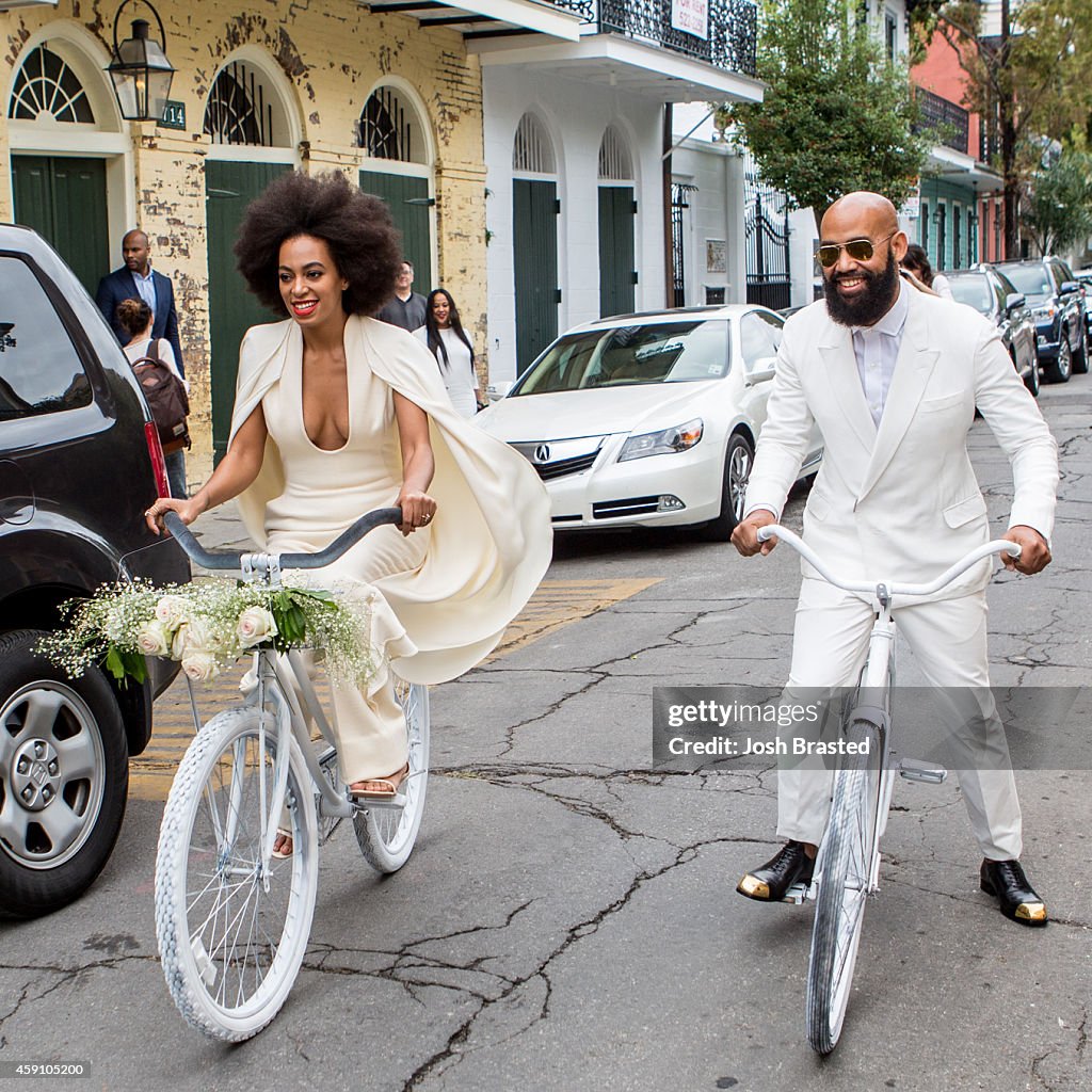 Solange Knowles Marries Alan Ferguson - Wedding Day