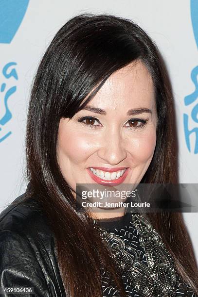 Actress Meredith Eaton arrives at Save A Child's Heart Celebration & Honorary Ceremony at Sony Studios on November 16, 2014 in Los Angeles,...