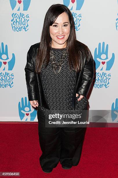 Actress Meredith Eaton arrives at Save A Child's Heart Celebration & Honorary Ceremony at Sony Studios on November 16, 2014 in Los Angeles,...