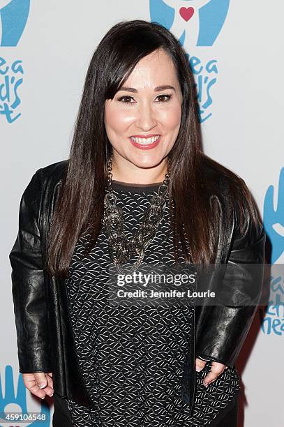 Actress Meredith Eaton arrives at Save A Child's Heart Celebration & Honorary Ceremony at Sony Studios on November 16, 2014 in Los Angeles,...