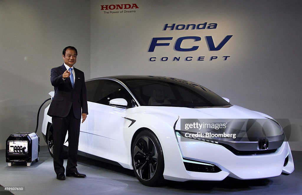 Hond Motor Co. Unveils New FCV Concept Fuel Cell Vehicle