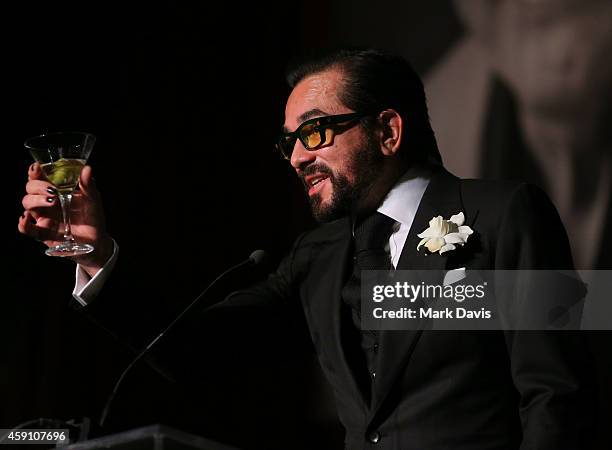 Executive Director of the Santa Barbara International Film Festival Roger Durling speaks onstage at the Santa Barbara International Film Festival 9th...