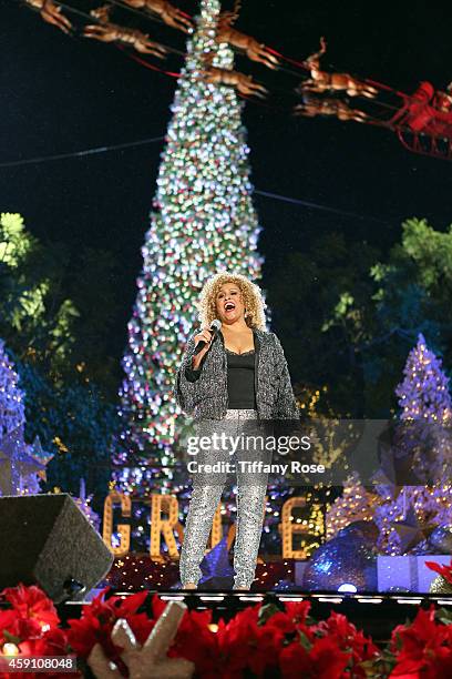 Singer Darlene Love performs at The Grove's 12th Annual Christmas Tree Lighting Spectacular Presented By Citi at The Grove on November 16, 2014 in...