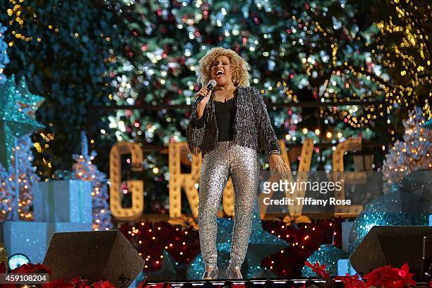 Singer Darlene Love performs at The Grove's 12th Annual Christmas Tree Lighting Spectacular Presented By Citi at The Grove on November 16, 2014 in...