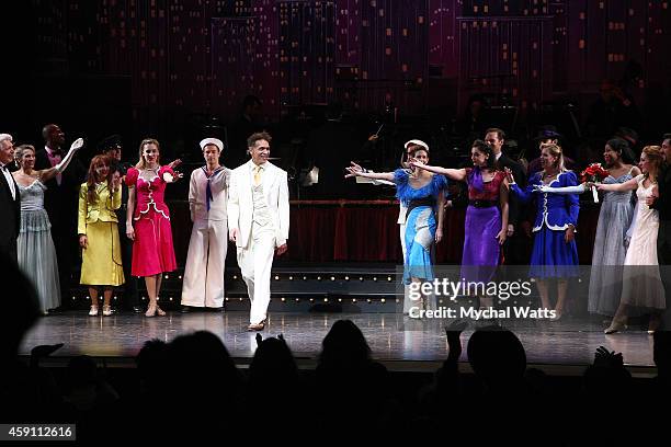 Curtain Call at "The Band Wagon" Closing Night Party New York City Center on November 16, 2014 in New York City.