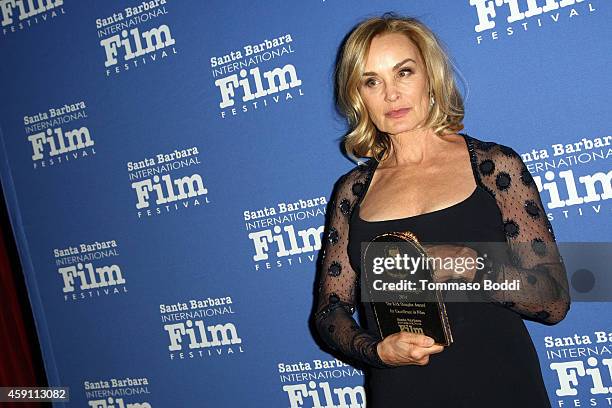 Actress Jessica Lange attends the Santa Barbara International Film Festival's 9th annual Kirk Douglas Award for excellence in film honoring Jessica...