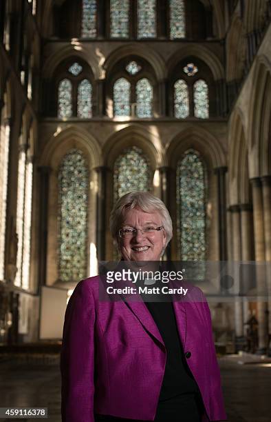 June Osborne, Dean of Salisbury poses for a portrait at Salisbury Cathedral on June 10, 2014 in Salisbury, England. June Osborne, Dean at Salisbury...