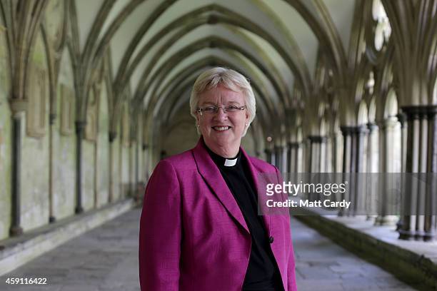 June Osborne, Dean of Salisbury poses for a portrait at Salisbury Cathedral on June 10, 2014 in Salisbury, England. June Osborne, Dean at Salisbury...
