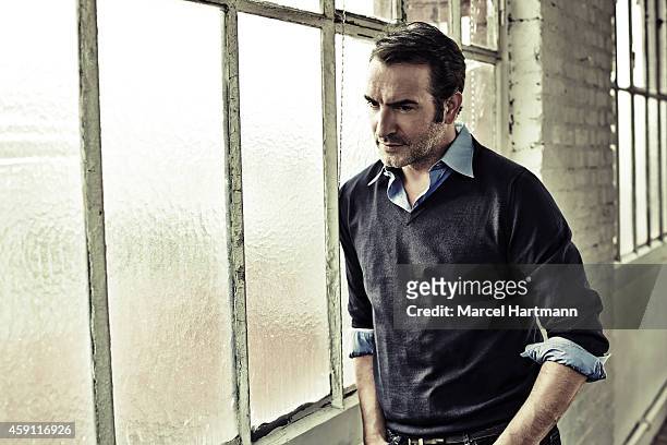Actor Jean Dujardin is photographed for Self Assignment on October 21, 2014 in Paris, France.