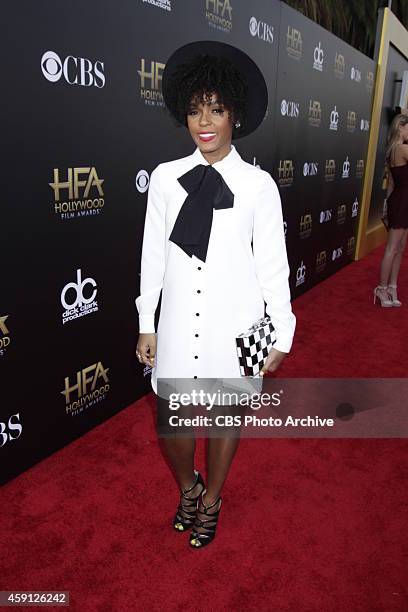 Janelle Monáe on the Red Carpet at the HOLLYWOOD FILM AWARDS, hosted by Queen Latifah, live from the Hollywood Palladium Friday, Nov. 14, 2014 on the...