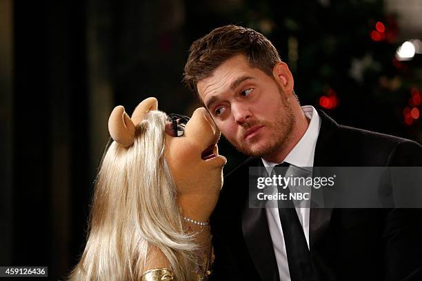 Pictured: Miss Piggy, Michael Buble --