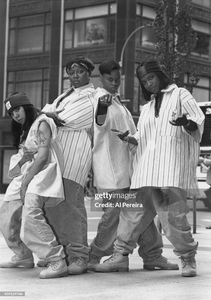 Xscape Rnb R&B group Xscape poses for a portrait in circa 1993 in New York City ...