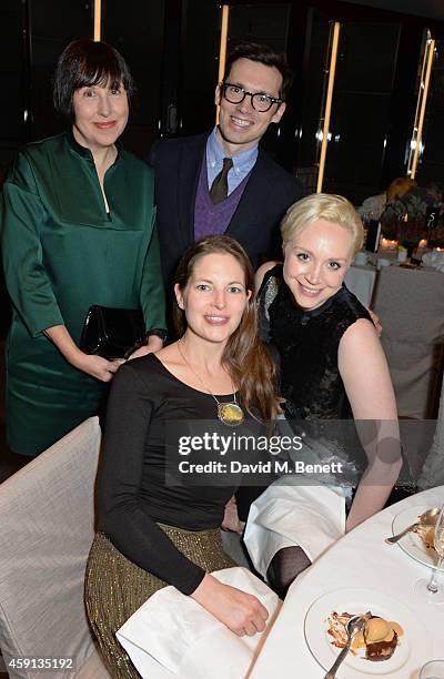 Alice Rawsthorn, Erdem Moralioglu, Amy Gilliam and Gwendoline Christie attend the Liberatum Cultural Honour for Francis Ford Coppola at The Bulgari...
