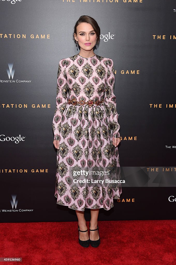 "The Imitation Game" New York Premiere - Arrivals