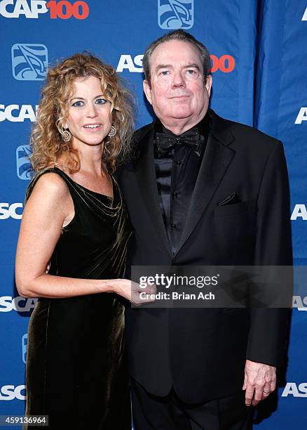 Laura Savini and Jimmy Webb attend the ASCAP Centennial Awards at Waldorf Astoria Hotel on November 17, 2014 in New York City.