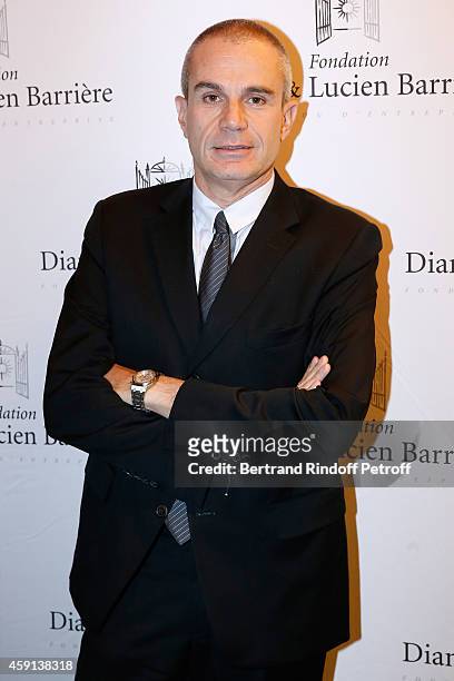 Journalist Laurent Weil attends 'Les Heritiers' receives Cinema Award 2014 of Foundation Diane & Lucien Barriere during the premiere of the movie at...