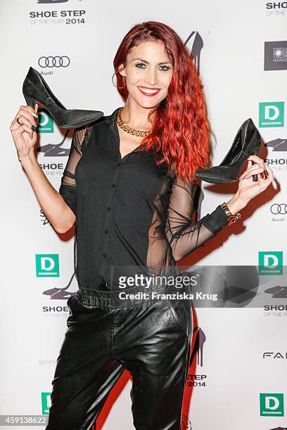 Fiona Erdmann attends the Deichmann Shoe Step of the Year 2014 on November 17, 2014 in Hamburg, Germany.