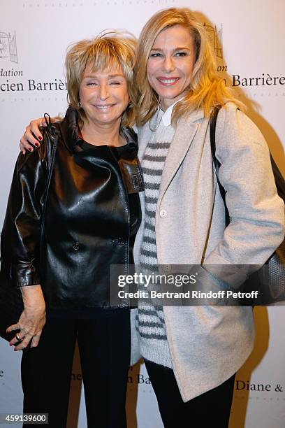 Director and president of the Jury Daniele Thompson and actress Pascale Arbillot attend 'Les Heritiers' receives Cinema Award 2014 of Foundation...