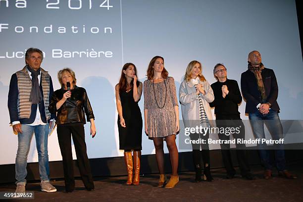 Of Lucien Barriere Group, Dominique Desseigne, The Jury : President Daniele Thompson, Caterina Murino, Emilie Freche, Pascale Arbillot, Thierry Cheze...