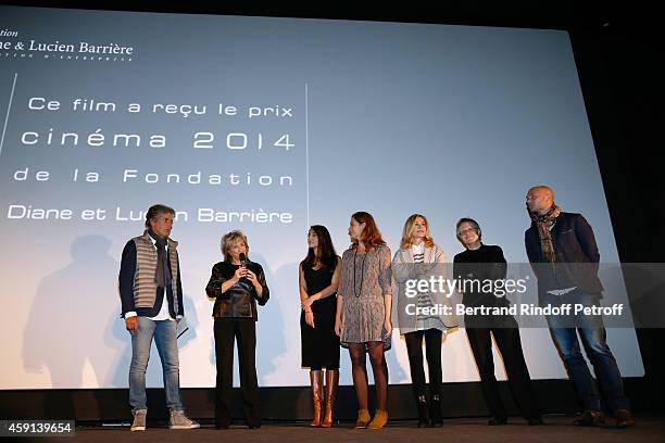 Of Lucien Barriere Group, Dominique Desseigne, The Jury : President Daniele Thompson, Caterina Murino, Emilie Freche, Pascale Arbillot, Thierry Cheze...