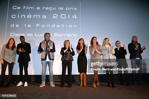 Director of the movie Marie-Castille Mention-Schaar, actor Ahmed Drame, CEO of Lucien Barriere Group, Dominique Desseigne, The Jury : President...