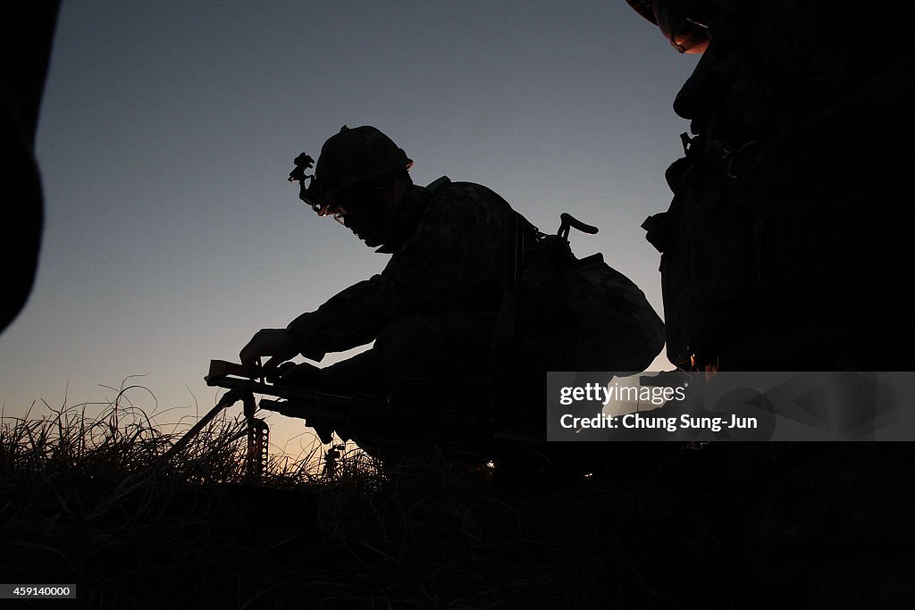 South Korea and U.S. Marines Hold Joint Landing Operation In Pohang