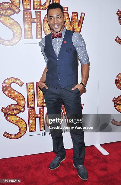 Charl Brown attends opening night of 'Side Show' on Broadway at the St. James Theatre on November 17, 2014 in New York City.