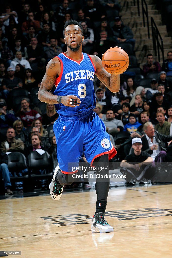 Philadelphia 76ers v San Antonio Spurs