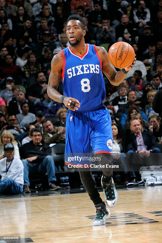 Philadelphia 76ers v San Antonio Spurs