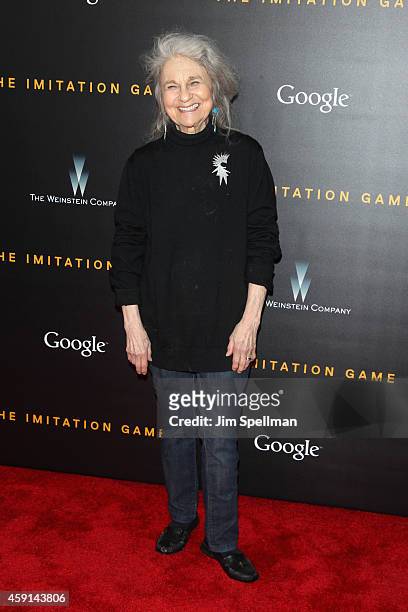 Actress Lynn Cohen attends the "The Imitation Game" New York Premiere at Ziegfeld Theater on November 17, 2014 in New York City.