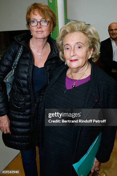 President od Association of Paris' Hospitals Bernadette Chirac and her daughter Claude Chriac attend the 'Maison de Solenn' : 10th Anniversary on...