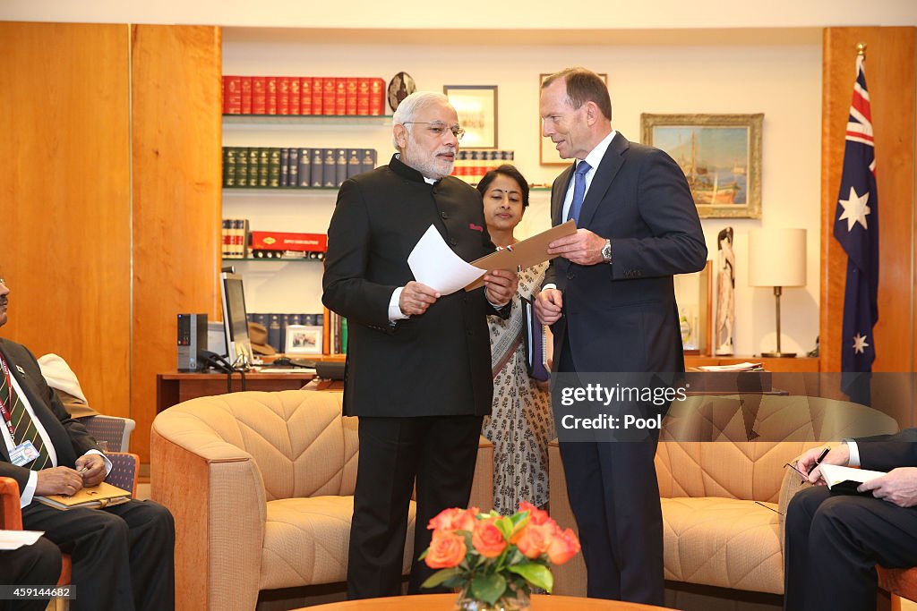 Prime Minister Narendra Modi Holds Meetings In Australia Following G20 Summit