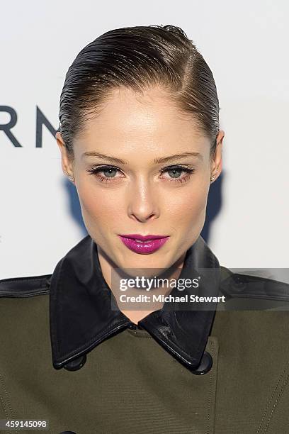 Model Coco Rocha attends Hold My Hand Forever Exhibition By Forevermark at Highline Studios on November 17, 2014 in New York City.