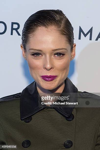 Model Coco Rocha attends Hold My Hand Forever Exhibition By Forevermark at Highline Studios on November 17, 2014 in New York City.
