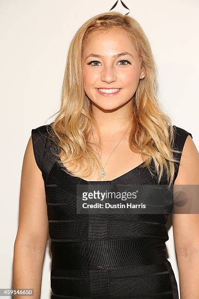 Sasha DiGiulian attends Hold My Hand Forever Exhibition By Forevermark at Highline Studios on November 17, 2014 in New York City.