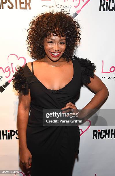 Shenelle Mays attends Imported Peach Party at Cloud IX Lounge on November 17, 2014 in Atlanta, Georgia.