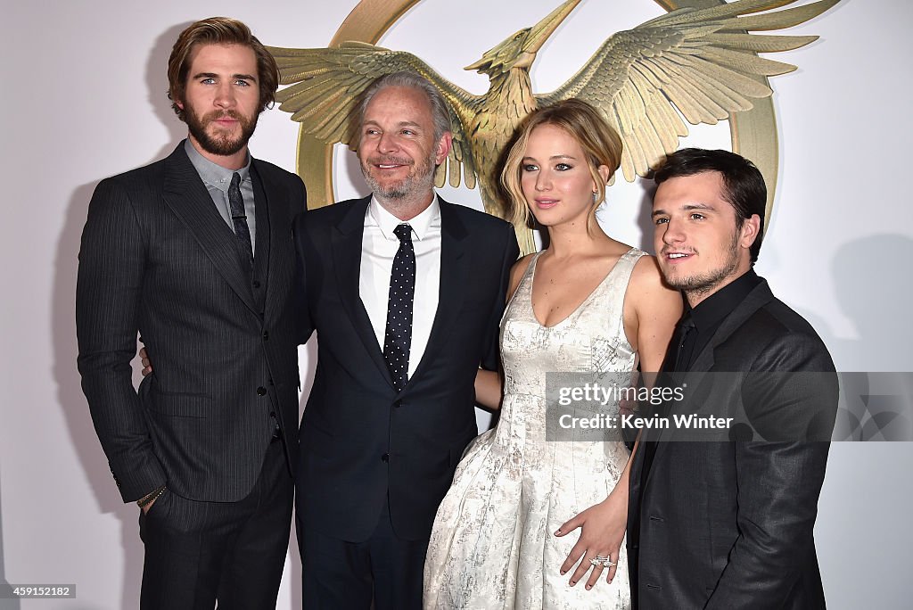 Premiere Of Lionsgate's "The Hunger Games: Mockingjay - Part 1" - Red Carpet