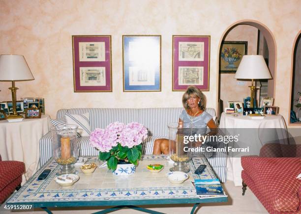 Birgitta of Sweden in her villa in Santa Ponsa, 17th May 1999, Palma de Mallorca, Balearic Islands, Spain.