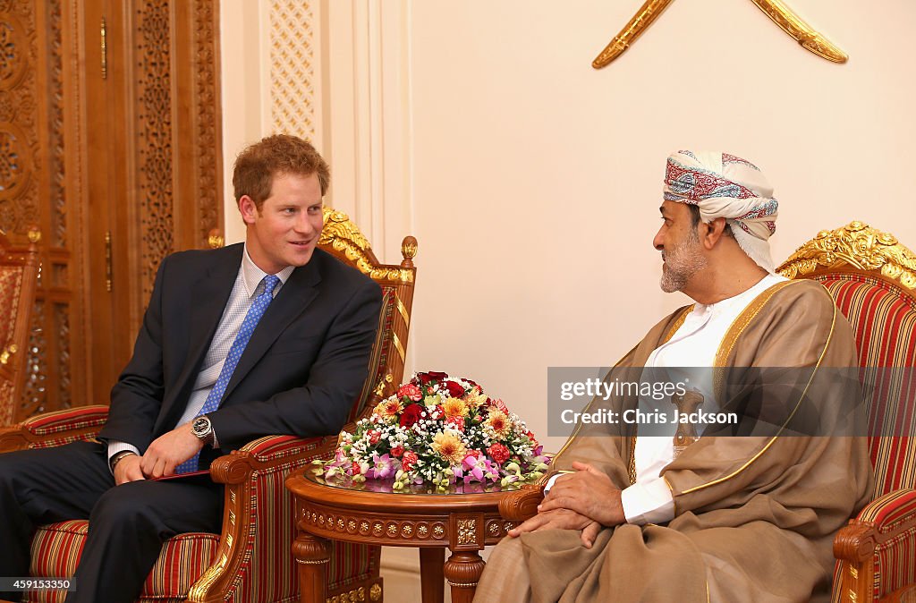 Prince Harry Visits Oman - Day 1