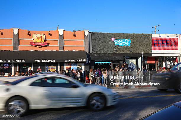 General view of atmosphere during the 1st Annual Xmas Toy Drive hosted by Chris Brown and Brooklyn Projects on December 22, 2013 in Los Angeles,...