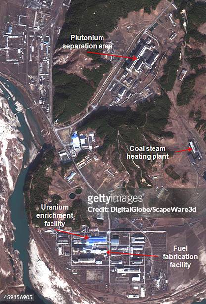 This is Figure 2 -- DigitalGlobe via Getty Images imagery captured December 2nd, 2013 of the southern area of the Yongbyon Nuclear Scientific...